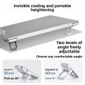 Laptop Stand Portable Adjustable Height Cooling Riser Foldable for Desk Laptop Holder for Home Office Use. 