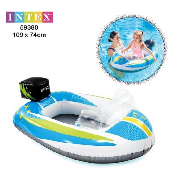 Boat POOL CRUISERS, 3 to 6 years old, 59380NP INTEX, MIX.