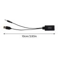 Car Universal Wireless Bluetooth-compatible Receiver USB 3.5mm Aux Media Bluetooth 5.0 Music Player Audio Cable Adapter. 