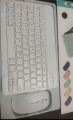 Ultra Slim Rechargeable Wireless Bluetooth Keyboard & Mouse (Portable Mini BT Wireless) for Android Windows PC Tablet. 