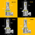 BMTxms 2PCS Dual Color H8 H11 H16JP LED Canbus Fog Light 9005 9006 HB4 9145 H10 LED Fog DRL Lamp 6500k White 3000k Golden Yellow.