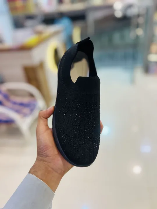 DK%20Footwear%20Women's%20Black%20Breathable%20Mesh%20Slip-On%20Shoes%20/%20Sneakers%20-%20Light%20Weight%20&%20Comfortable%20Fit%20-%20Image%202