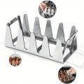 Stainless Steel Multifunctional Barbecue Rack for Outdoor Chicken Leg BBQ. 