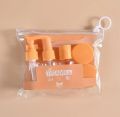Travel Bottles Kit Leak Proof Portable Toiletry Containers Set Clear Travel Size Cosmetic Containers For Lotion Shampoo Cream So.