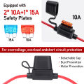 Double SAE Quick Release Cable Adapter Extension Solar Cable SAE to O-ring Connector Extension Cable for Battery Charger Maintai. 