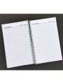 A4 Spiral Ring Register Single Line Durable 1PK Regular Size Binding Register. 