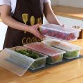 Multipurpose Storage Box Pack of 3 Food Storage Container, Fridge Organizer. 