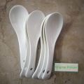 (Set of 6)  Soup Spoons Ceramic,Soup Spoons Set for Miso Dessert Pho Wonton Dumpling, Small Appetizer Spoon Set,. 