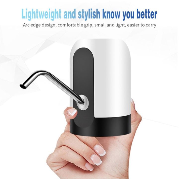 Water Bottle Pump USB Charging Automatic Drinking Water Pump Portable ...