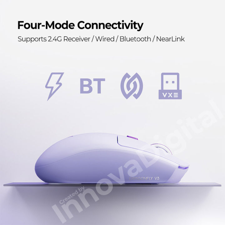 ATK%20VXE%20Dragonfly%20V3%20Pro%20Wireless%20Gaming%20Mouse%204-Mode%20Ultra-lightweight%20Bluetooth%20Office%20Rechargeable%20E-sports%20Ergonomic%20Mice%20-%20Image%203