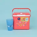 Eskimo portable ice bucket size 3L water bottle thermos flask with tube compartment for 8 hours Made in Thailand. 