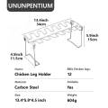 1Pc Folding Stainless Steel Chicken Leg Wing Rack Chicken Leg Grill BBQ Chicken Wing Rack Vertical Grill for Smoker Grill Oven. 