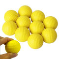 2/4/6/10pcs Yellow PU Foam Golf Balls Sponge Elastic Indoor Outdoor Practice Training Durable for Sports Accessories TMZ.