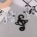 Cute Musical Note Carabiner Keychain Cute Acrylic Bag Pendant Backpack Decoration DIY Accessories Holiday .