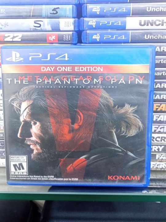 PS4 Game Metal Gear Solid The Phantom Pain Playstation 4 DVD MGS Phantom Pain