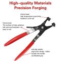 Clamp Puller Locking Car Hose Clamps Pliers Water Pipe Hose Flat Band Ring Type Tool for Garden Auto Removal Tools. 