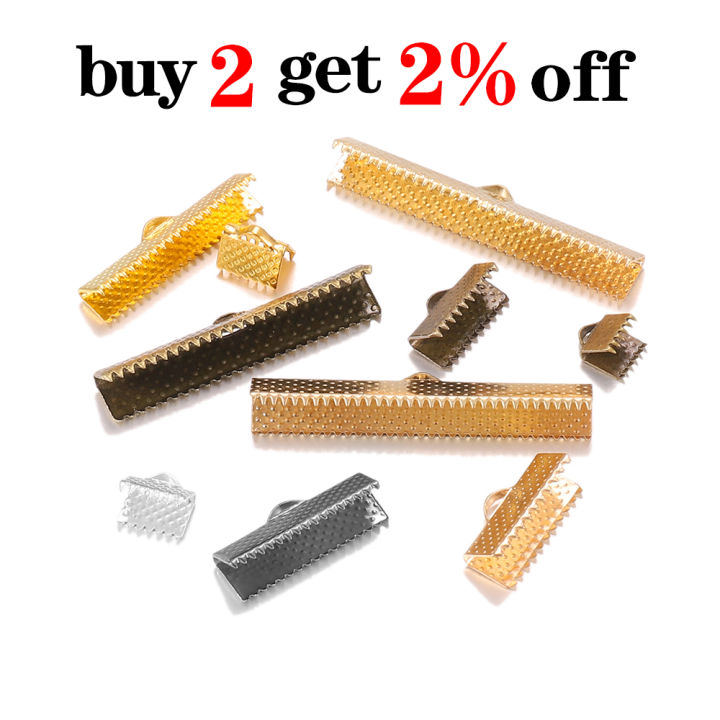 50pcs/lot%20%20Cove%20Clasps%20Cord%20End%20Caps%20String%20Ribbon%20Leather%20Clip%20Necklace%20Bracelet%20Connector%20for%20Jewelry%20Making%20Supplies%20-%20Image%203