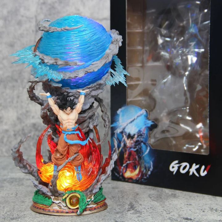 Figurine Dragon Ball – Son Goku & Nappa – PVC 23cm – Neuve Sous Emballage