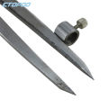 100/200/300mm Precision Wing Divider Scribe Tool with Pencil Holder for Geometry, Wood, Metal and Leather. 