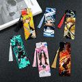 1Pcs Anime Demon Slayer Bookmarks Cartoon Fans Collection, Tassel Bookmarks Bookmarks Fans Reading Marker Book Accessories. 