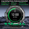 2026 New T-Rex 3 Outdoor Smart Watch Men 1.43-inch AMOLED Display 10ATM Waterproof 525mAh Battery Smartwatch Man.
