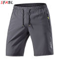 Quick-drying Shorts Men Board Short Pants Summer Breathable Sports Shorts Men Casual Elastic Running Gym Fitness Men's Shorts.