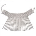 XSBODY 1PC Full Rhinestone Tassel Adjustable Ankles Foot Chain Jewelry for Women Crystal Anklets Cheville Bracelet Leg s. 