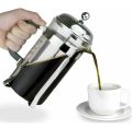 Generic Portable Stainless Steel Glass French Press Coffee Cup Pot Plunger Tea Maker - 600ml. 