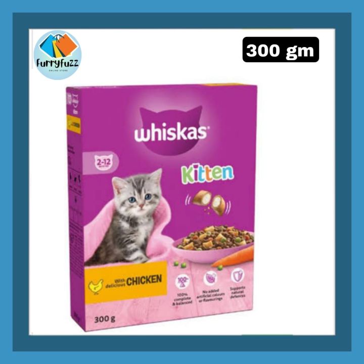 Whiskas Kitten Chicken Cat Food 300GM / Furryfuzz