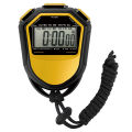 Waterproof Stopwatch Digital Handheld LCD Timer Chronograph Sports Counter with Strap for Swimming Running Football Training. 