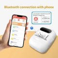 Marklife P50 Label Printer Portable Sticker Printer Mini Inkless Wireless Bluetooth-compatible Label Machine for IOS Android. 