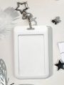 This card holder, with a star-shaped pendant, can be used as a bag charm or keychain. It can store ID cards, celebrity cards,. 