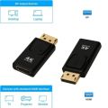 DisplayPort to HDMI-Compatible Adapter 4K/1080P DP to HDMI Adapter Male to Female Video Audio Converter For PC Laptop Projector. 