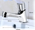 Public Ktchen Bathroom Time Delay Faucet Chrome Plated Self Closing Water Saving Faucets Basin Sink Taps Bathroom Faucet. 