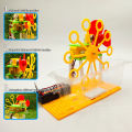 Hand cranked bubble machine scientific small production puzzle experiment toy DIY technology small production children's toys. 
