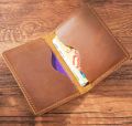 Genuine Leather Card Holder Purse Real Leather Rfid Card Case Clutch Wallets Slots For Men  Mini Slim Short Purse. 