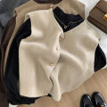 Autumn New Women Cardigan Korean Elegant Knitted Sleeveless Female Casual Sweater Tanks Fashion New Slim Ladies Casual Tops. 