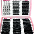 Spikes Lash Individuals Volume Eyelash Clusters D-Curly Lash Clusters Kit 10-20MM DIY Eyelash Extensions,6 Styles Lash Clusters. 