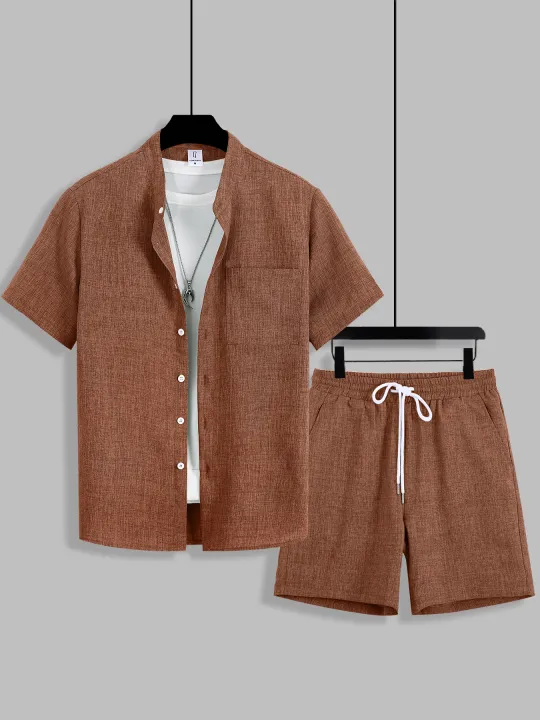 Summer%20Men's%20Cotton%20Linen%20Texture%20Stand%20Collar%20Short%20Sleeve%20Shirt%20&%20Shorts%20Casual%20Set,%20Loose%20Breathable%20Two-Piece%20Outfit%20-%20Image%207
