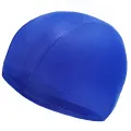 High Elastic Fashion Ear Protection Children Swimming Cap Summer New Polyester Teenage Boys and Girls Swimming Cap. 