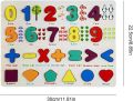 Best Quality Wooden Number  Puzzles with Pictures for Children, Educational Learning Puzzle Board Toy (Multi-colour) Wood puzzles for Toddlers, Learning Puzzles Toys for Preschool Year Old Birthday S Numbers Board. 
