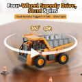 JCMO 1:64 Scale Remote Control Mini Excavator Dump Truck Full-Scale Model Engineering Vehicle Toy For Kids And Collectors New.