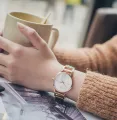 New Women Watches Fashion Rose Gold Luxury Lady Watch For Women Business Wrist Watch. 