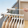 Thickened Portable Folding Hangers, Extendable Travel Clothes Drying Rack, Easy Install & Carry, Space Saving.