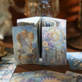 100pcs/set Retro Dual-material Material Book Lost Relics Series Scrapbook Paper Handbook DIY Primer Decoration. 