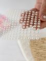 60 pcs pearl beads Sticker full pack,Hair pearls,hair accessories ,pearl beads. 