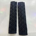 Car Seat Belt Cover Fabric Black Color. 