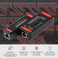 HT812A Network Cable Tester UTP LAN Cable Finder RJ11 RJ45 Master And Remote Set Alignment Meter Telephone Line Detector Tracker. 
