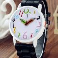 Ladies Little Fresh Jelly Silicone Pencil Digital Quartz Watch Middle And High School Simple Leisure Sports Pointer Watch. 