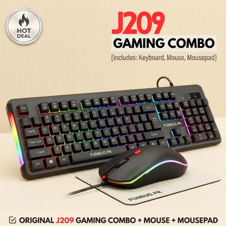 %E3%80%90J209%E3%80%91FunBug%20Gaming%20Keyboard%20and%20Mouse%20Combo%20with%20RGB%20Side%20LED%20Panel%20-%20Mechanical%20Feeling%20Wired%20Keyboard%20&%202400%20DPI%20Mouse%20with%20FREE%20Mouse%20Pad%20for%20Pubg%20Mobile,%20Laptop,%20PC%20Computer%20-%203%20in%201%20Gaming%20Bundle%20-%20Black,%20White,%20Green%20-%20Image%202